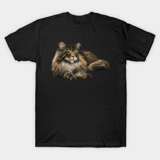 Main Coon Cat, Main Coon Lover T-Shirt